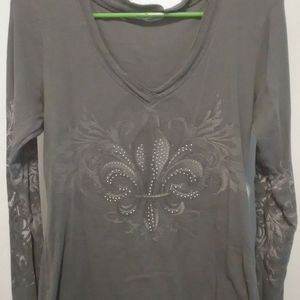 Maurices long-sleeved V neck top